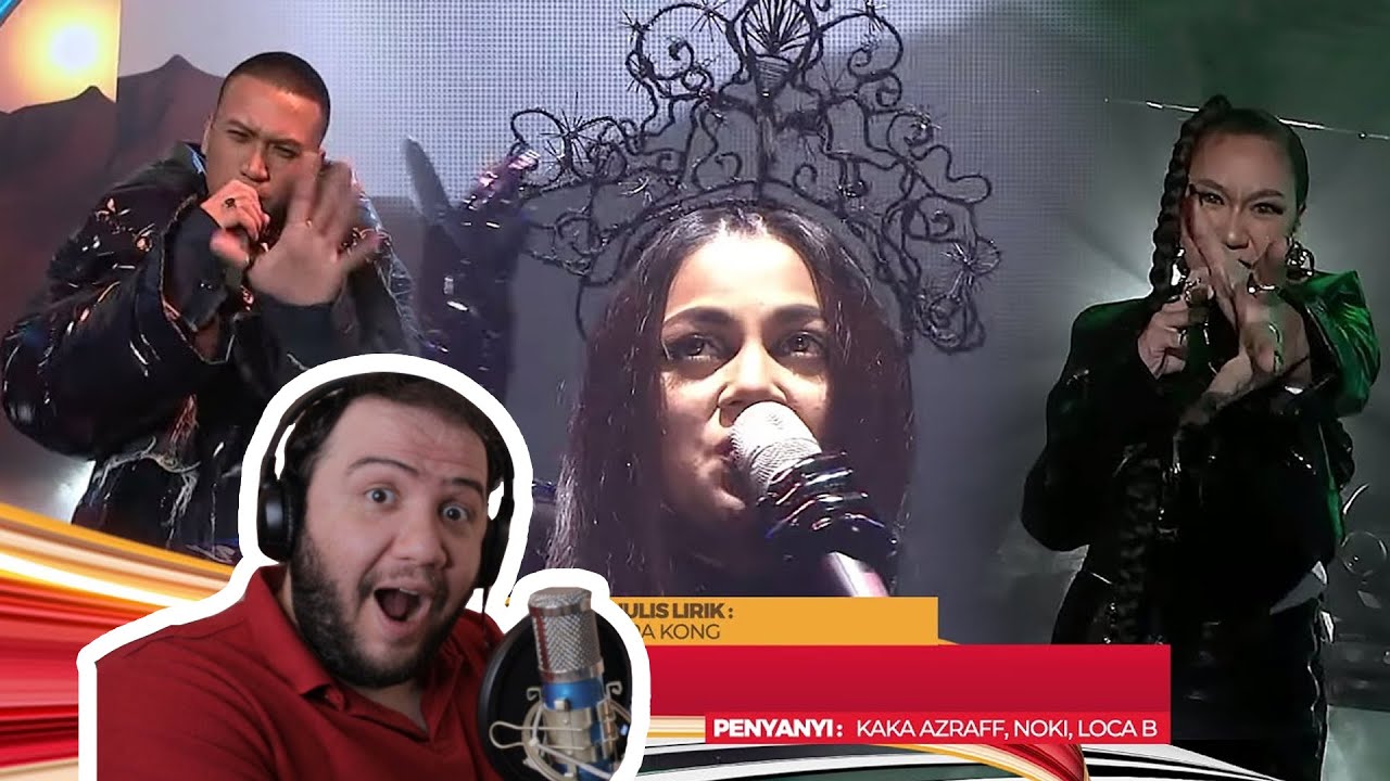 🇲🇾 REACTION: Kaka Azraff, Noki, Loca B - Gila | #AJL35​