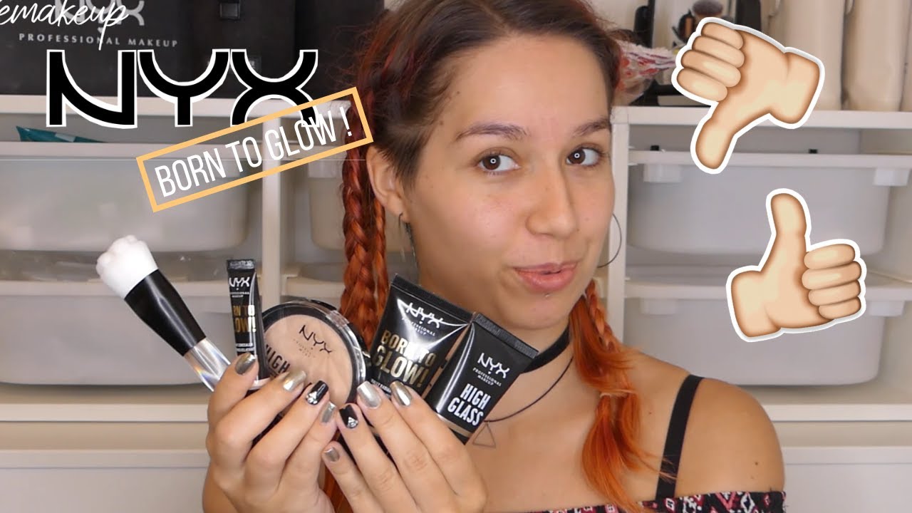 ★NOUVEAUTES BORN TO GLOW ★ I NYX Revue complète + test !