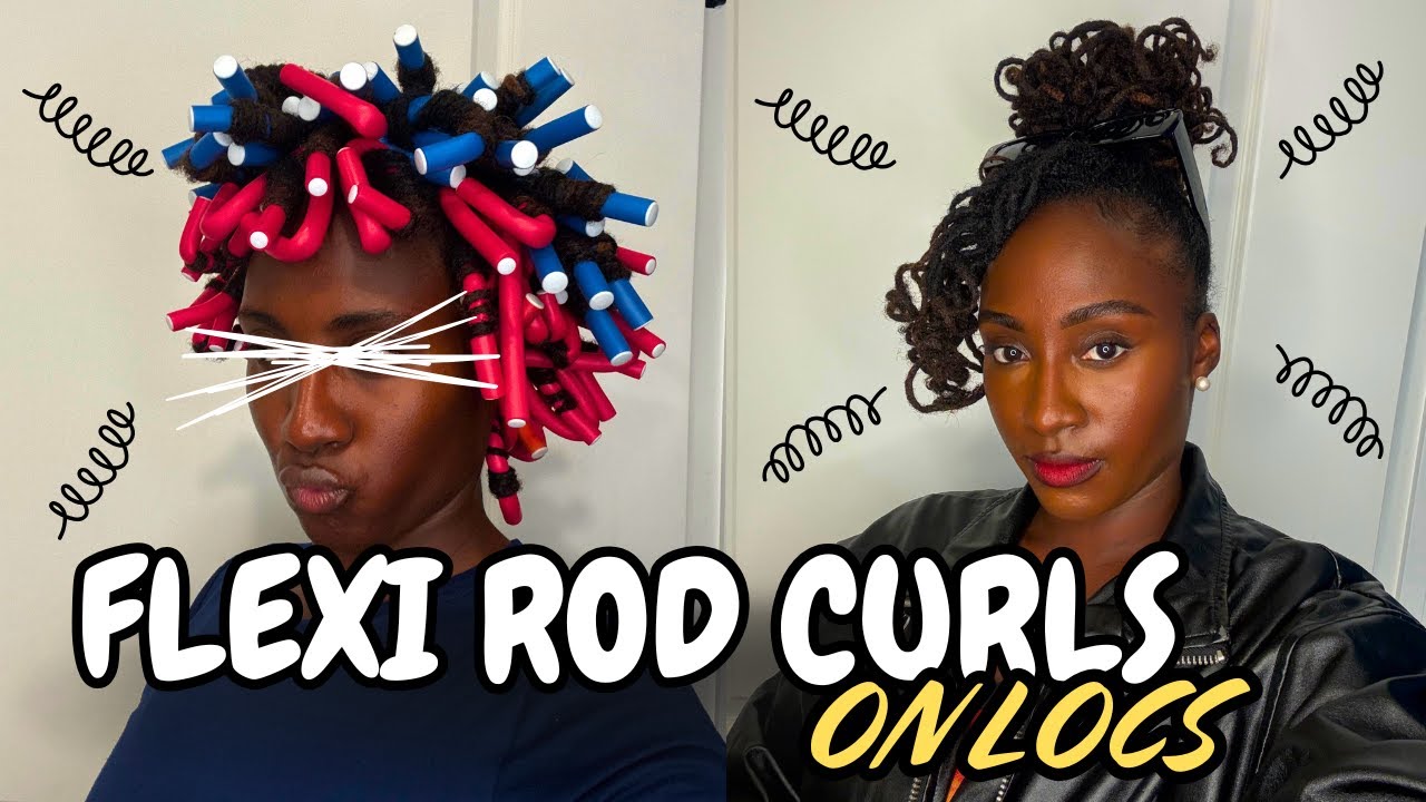 Локоны FLEXI ROD на локонах | Праздничный стиль для новичков