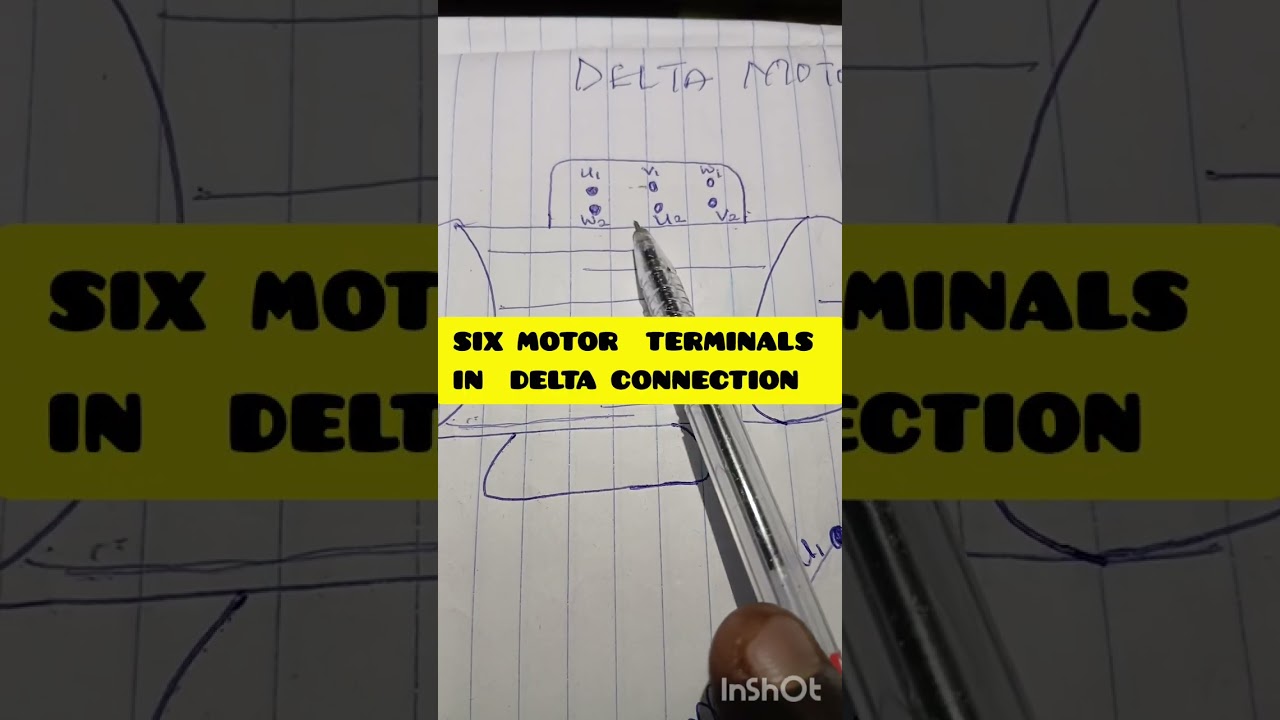 How to manipulate the six terminals of a 3-phase  motor to achieve delta and star configurations