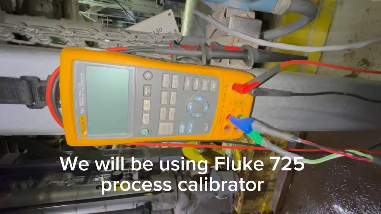 How to test a Temperature Transmitter using a Fluke 725 Process Calibrator.
