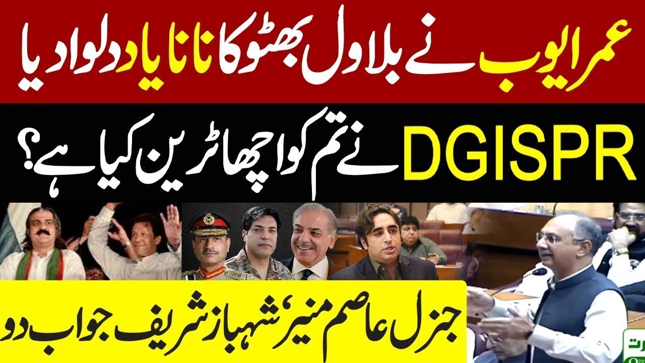 PTI's Omar Ayub Khan Strong Speech in National Assembly