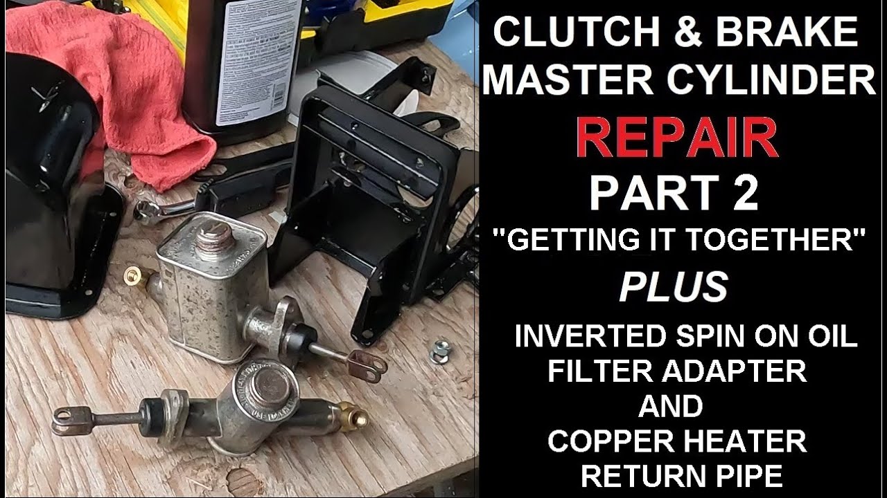 MGB, MG B, 1963: CLUTCH AND BRAKE MASTER CYLINDER FIX PART 2