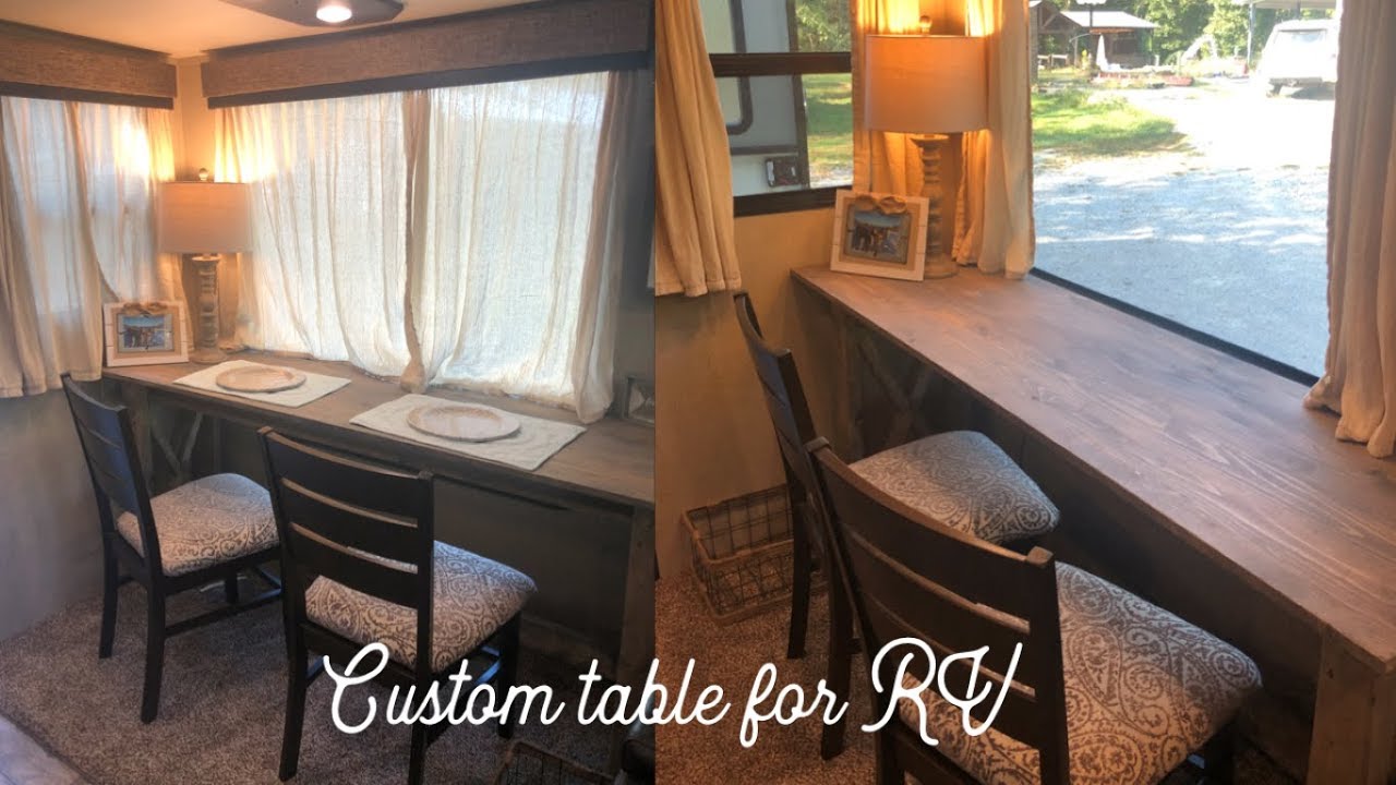 Building a Custom Table/Desk for the Grand Design  Reflection 337