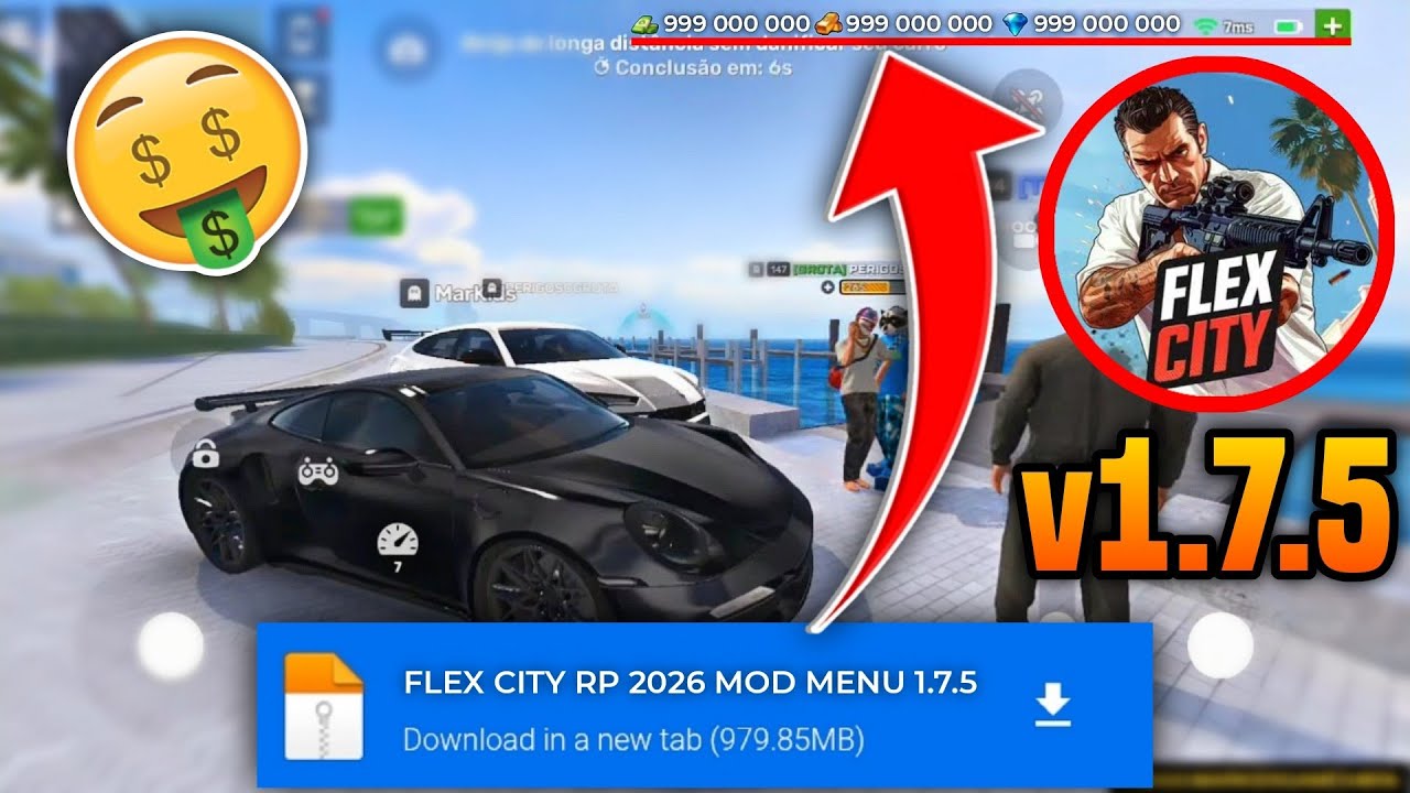 NOVO! VICE ONLINE FLEX CITY RP MOD APK 1.7.5 ATUALIZADO VIA MEDIAFIRE MOD MENU 2026 🤑
