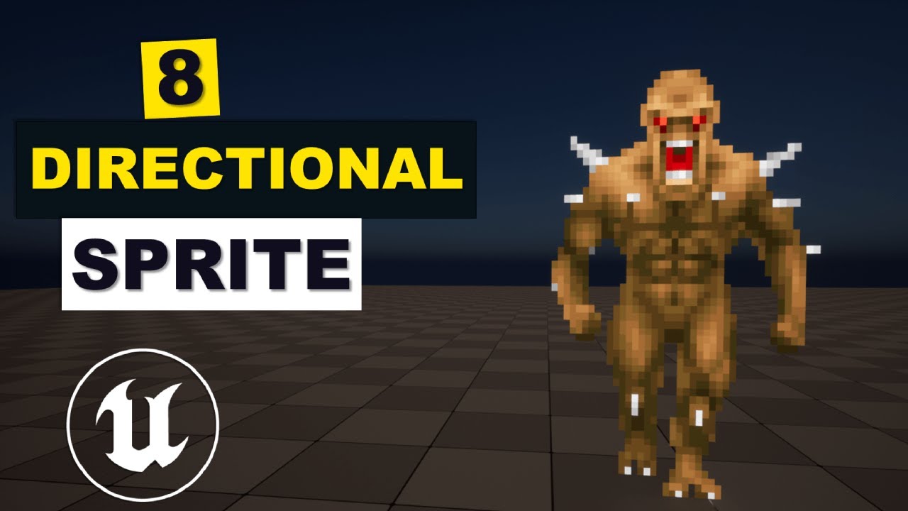 How To Make Doom Style Directional Sprites In Unreal Engine