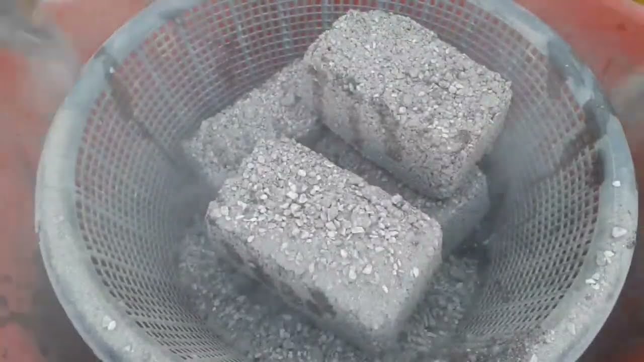 Favorite texture Favourite crumbling 💦😃❤️ White grainy biscuits crumbling+ smashing+ pouring 😯❤️😃💧