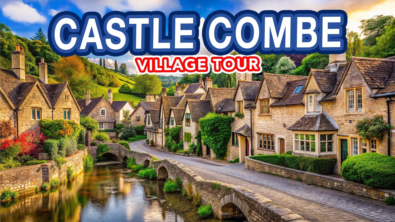 CASTLE COMBE Village Tour: Exploring the prettiest Village in England
