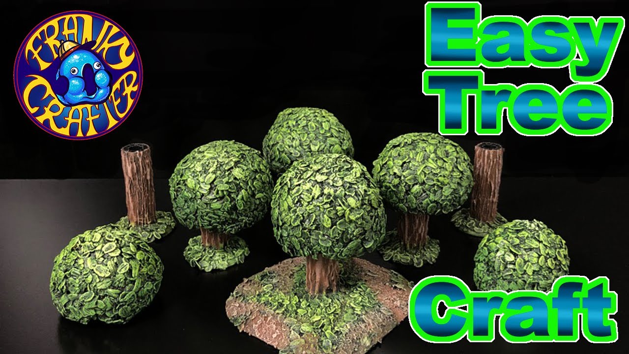 How to Craft Tress out of Oatmeal for Dungeons and Dragons and Warhammer