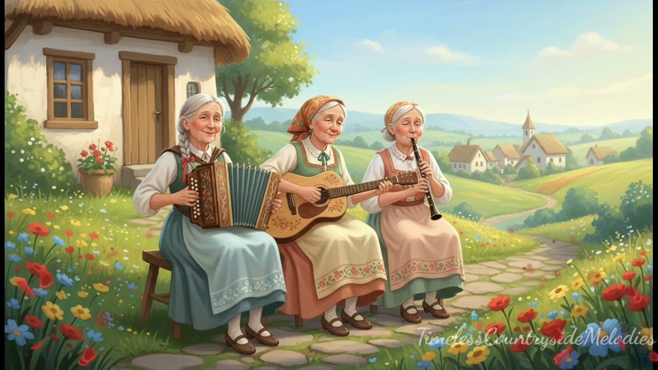 Gentle Folk Music for Seniors | Warm Village Atmosphere