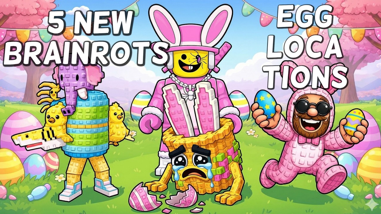 How To Get All 5 NEW BRAINROTS in EASTER MAP Find the Brainrot [438] Roblox