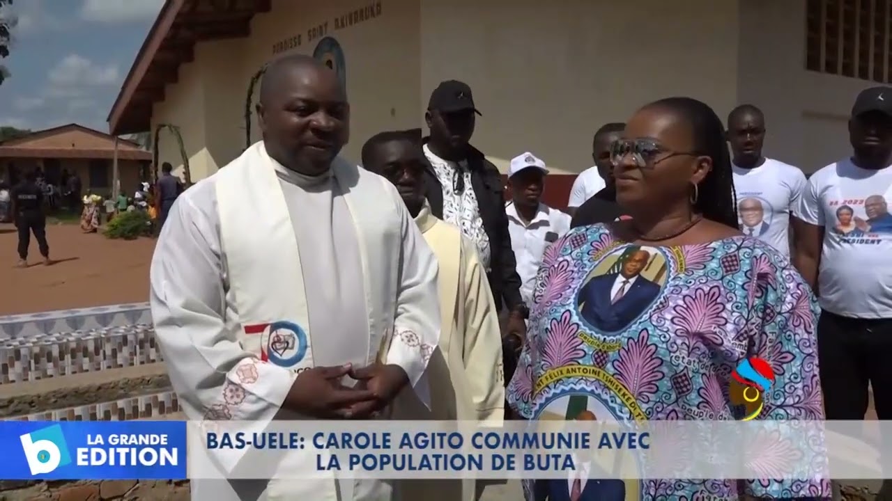 Bas-Uele: Carole Agito communie avec la population de Buta
