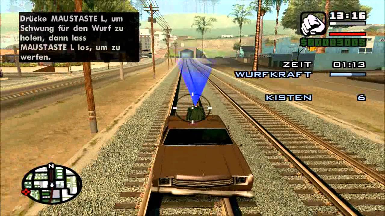 Let's Play GTA San Andreas#015 [Deutsch] [HD] - Der Waffenzug