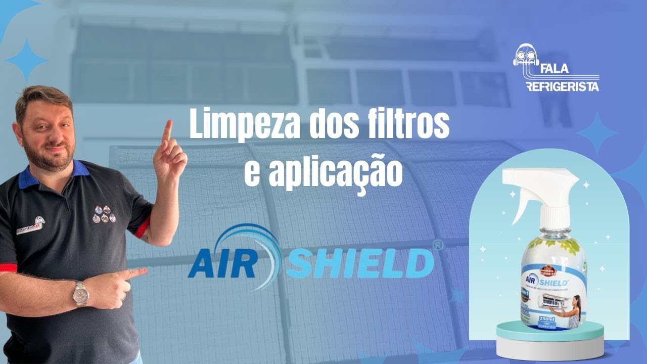 Como limpar os filtros do ar condicionado com Air Shield