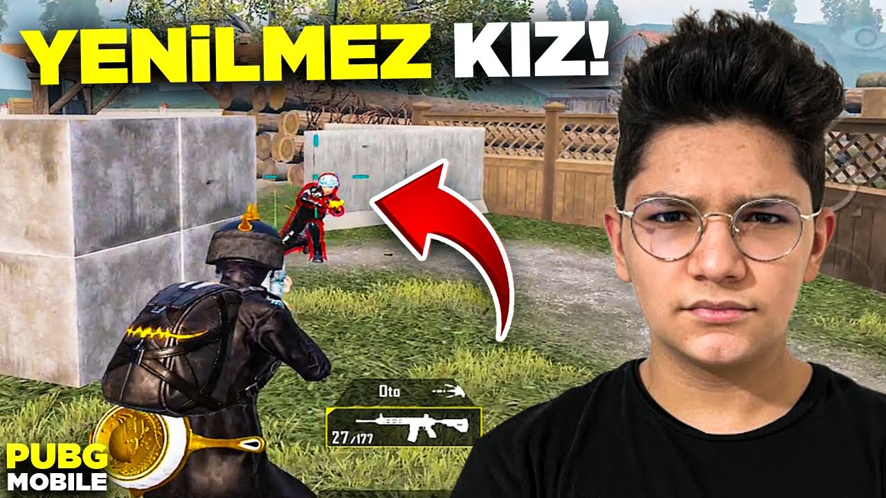 14 YAŞINDAKİ YENİLMEZ KIZLA VS ATTIM!! - PUBG MOBİLE