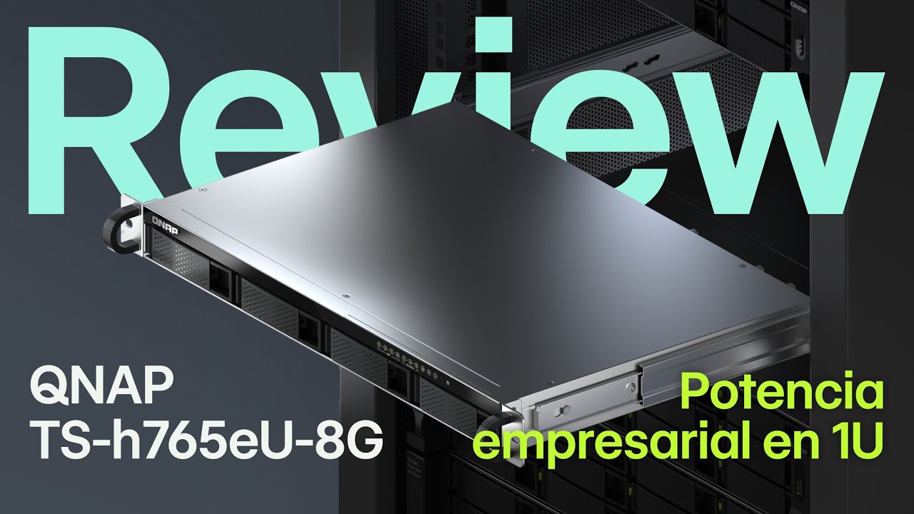 QNAP TS-h765eU-8G: ¿hasta dónde llega un NAS empresarial en 1U?