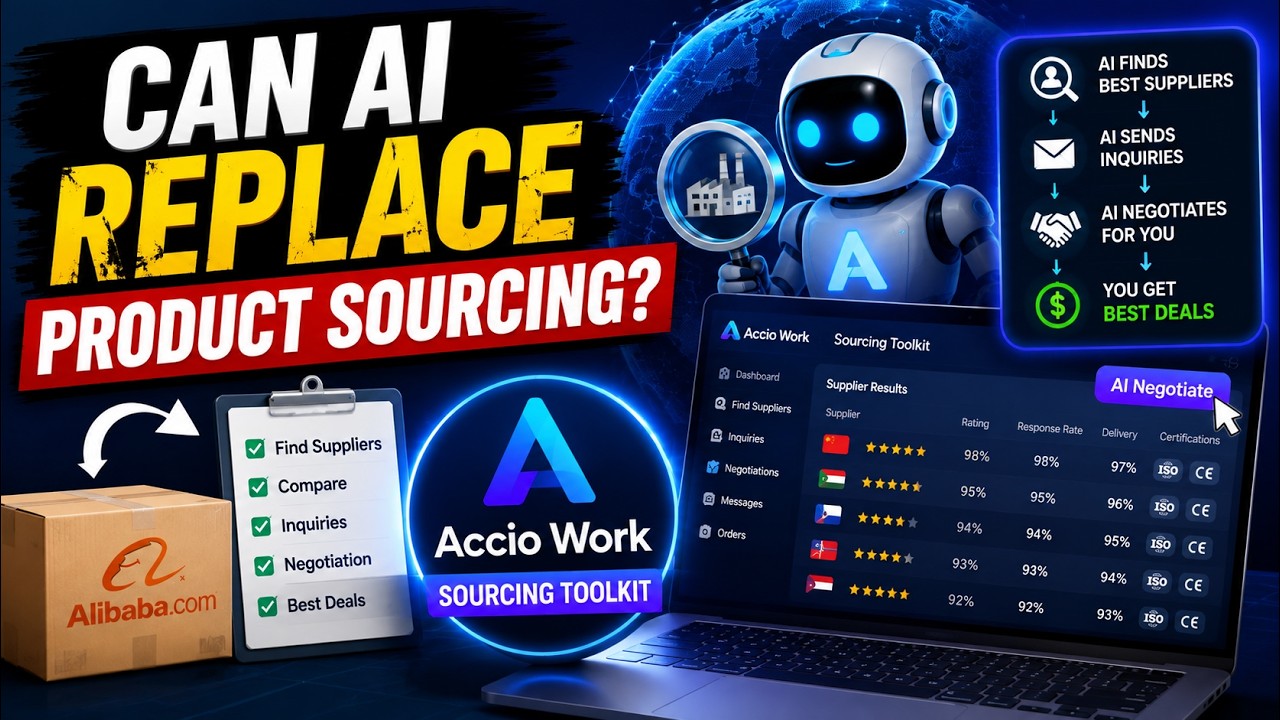 AI Product Sourcing Just Got Crazy! Accio Work Sourcing Toolkit