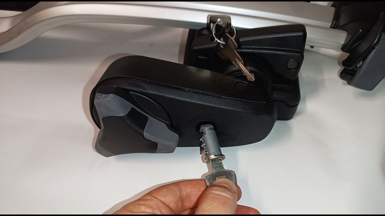 How to remove and replace locks inside a Thule bike rack