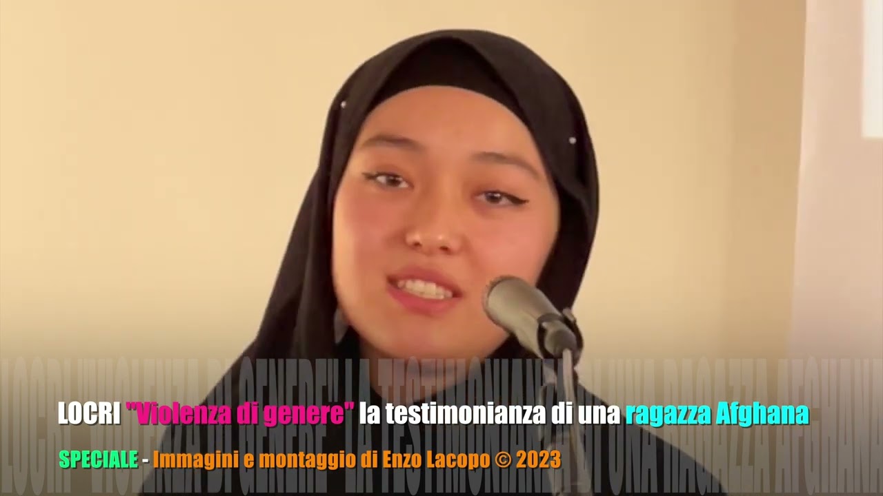 LOCRI - Incontro contro la violenza di genere - la testimonianza di una ragazza Afghana (by EL)
