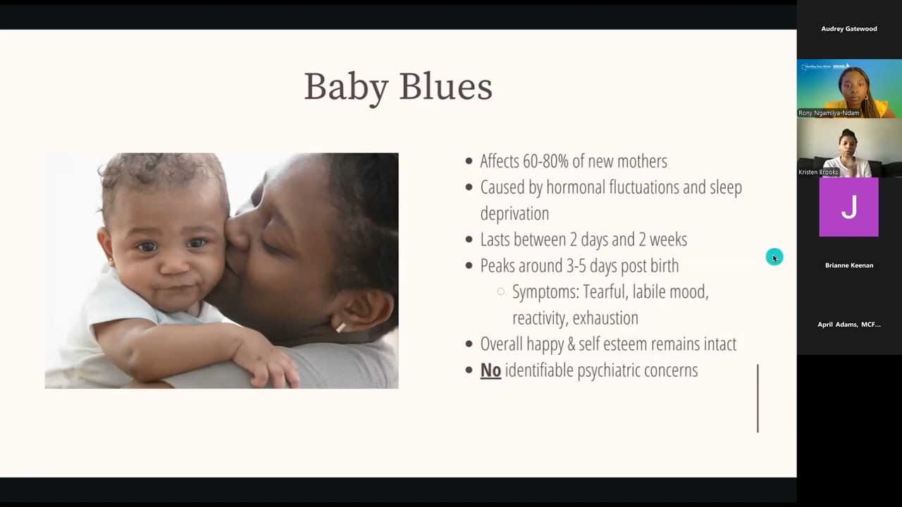Healthy New Moms Webinar: July: Understanding Black Perinatal Mental Health