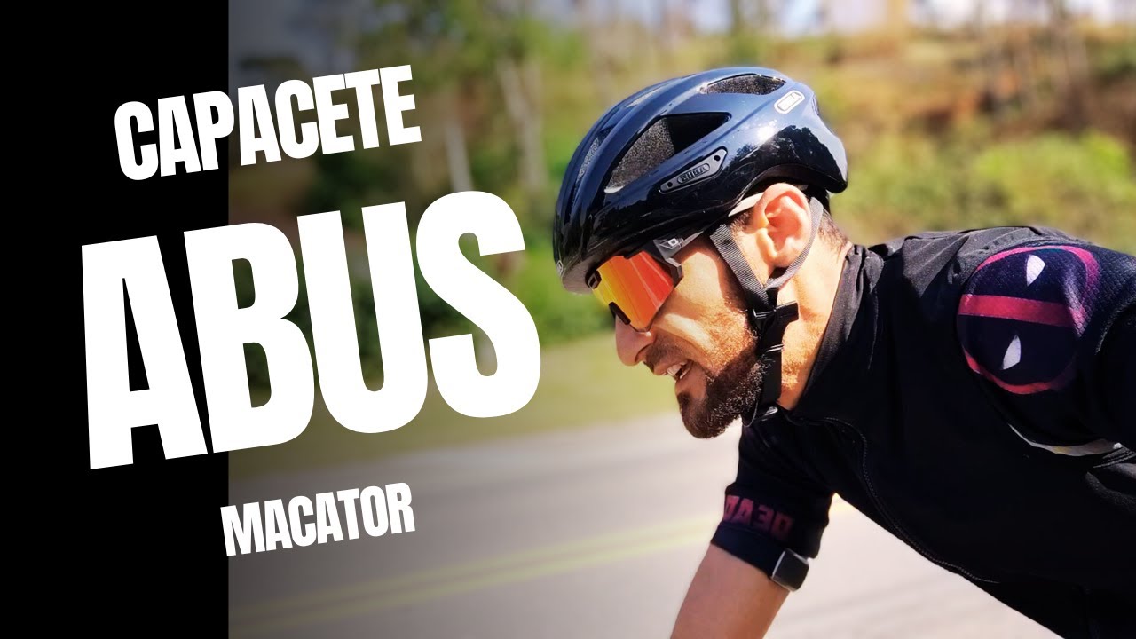 BOM - BONITO E BARATO - CAPACETE  ABUS MACATOR | CarlosBarrosBike