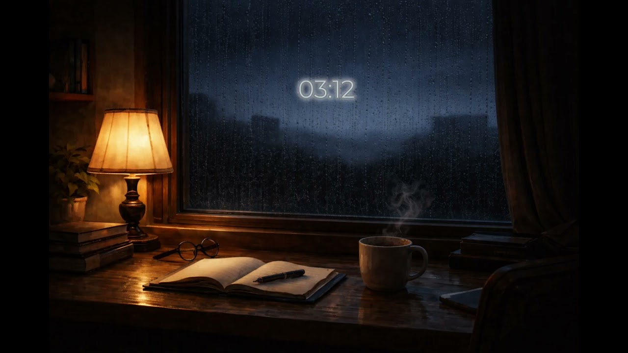 03:12 AM — Rainy Night Study