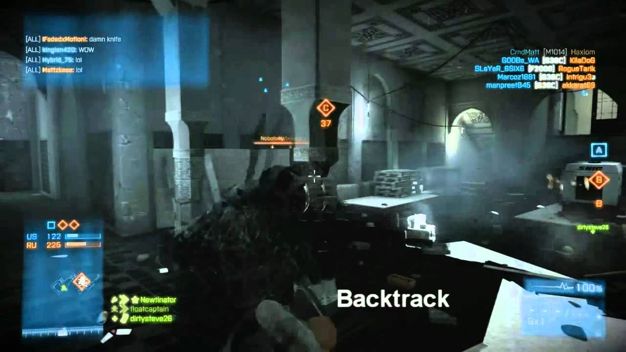 Battlefield 3 Newtinators Knifing techniques