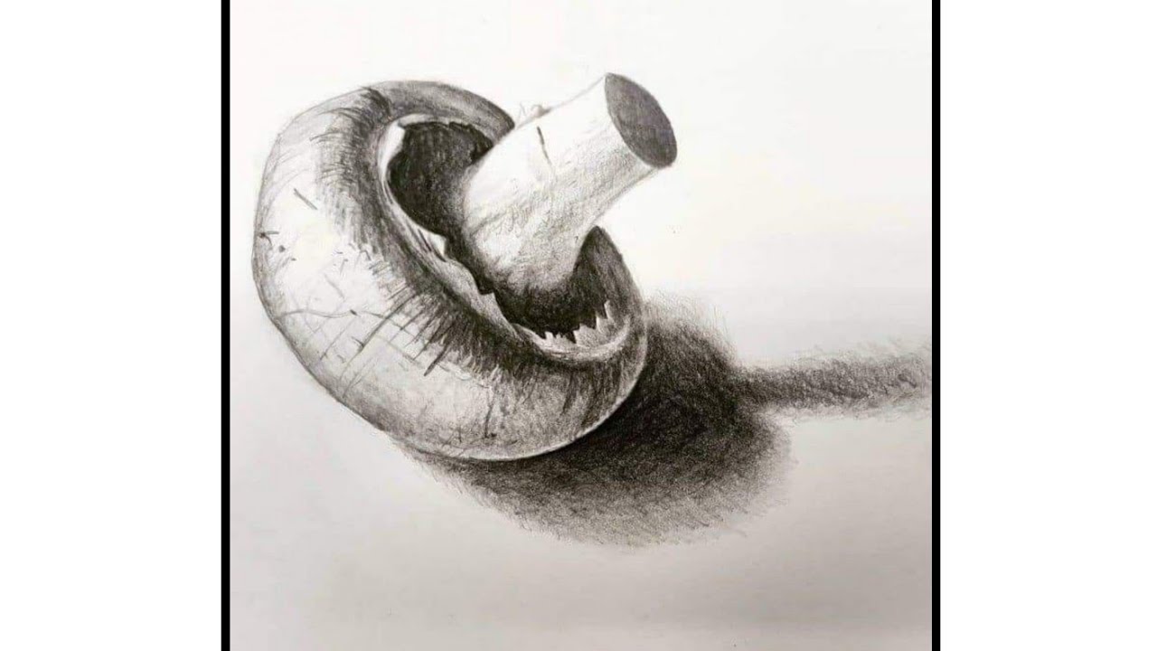 How to draw mushroom? | Easy mushroom drawing 