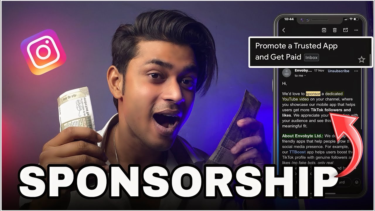 how to make money with instagram | instagram par sponsorship kaise le 😱