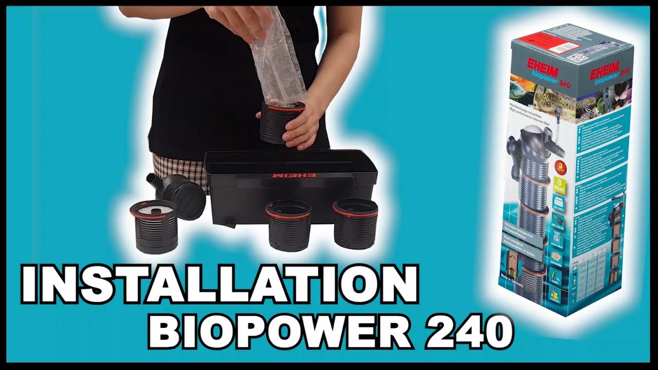 EHEIM biopower 240 - Installation