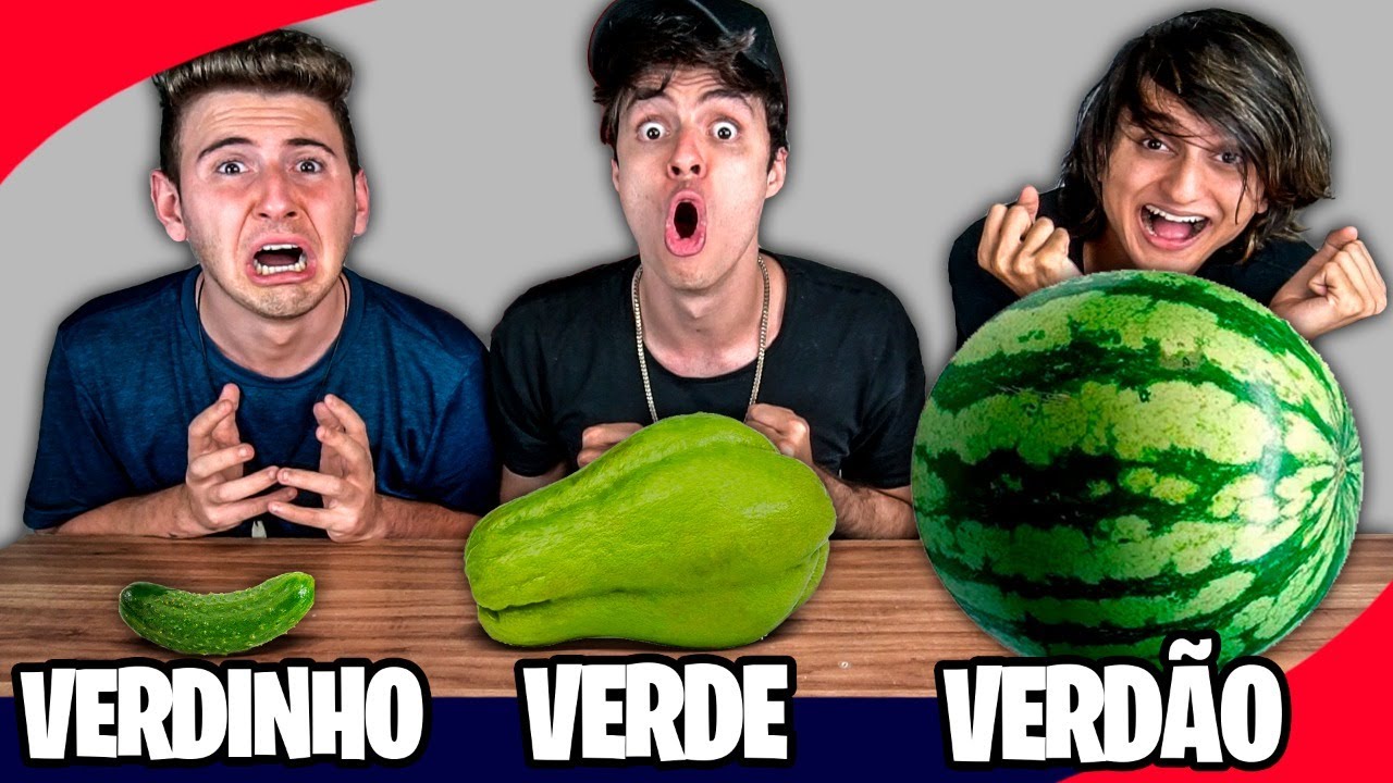 VERDE, VERDINHO OU VERDÃO - Desafio