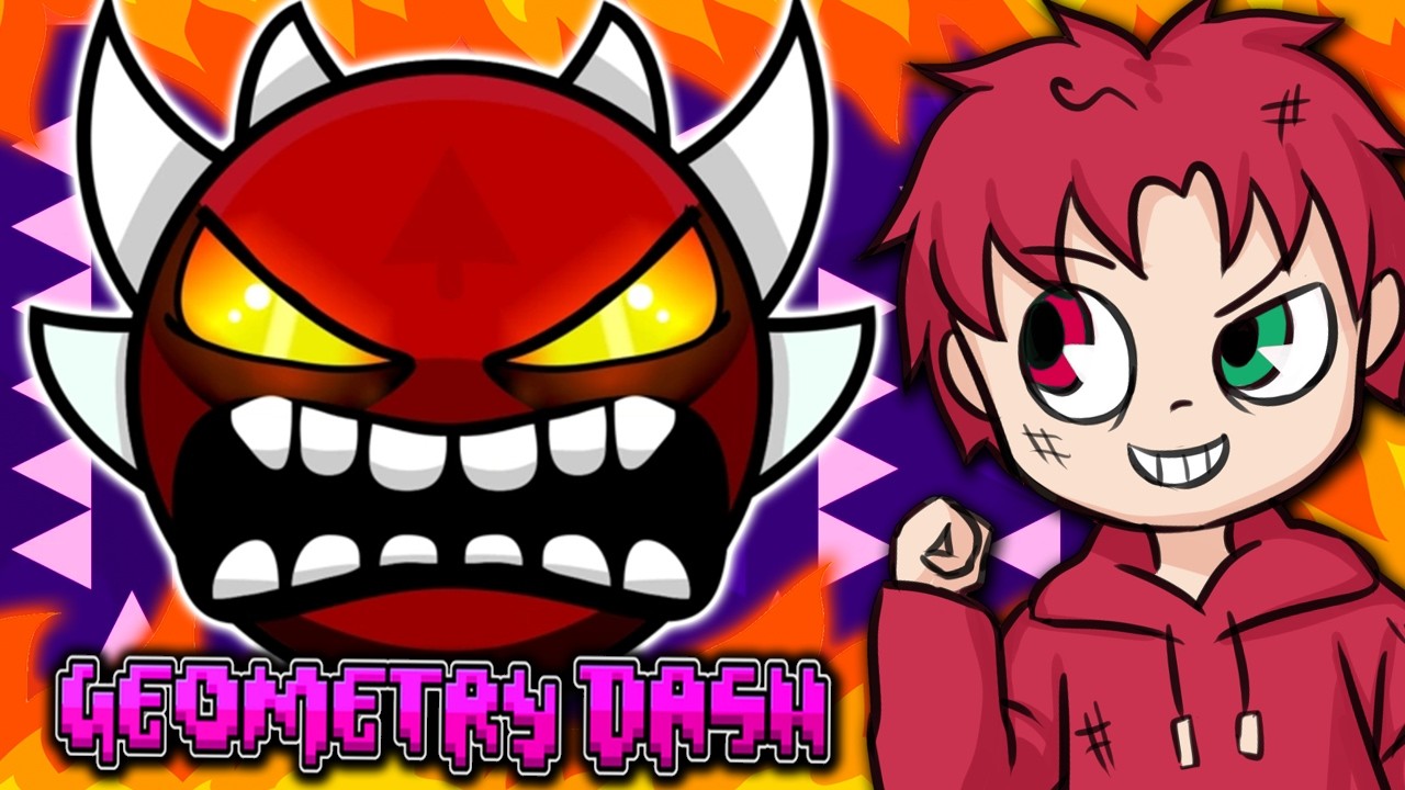 M&Oacute;J PIERWSZY EXTREME DEMON?! 😈🔥 GEOMETRY DASH
