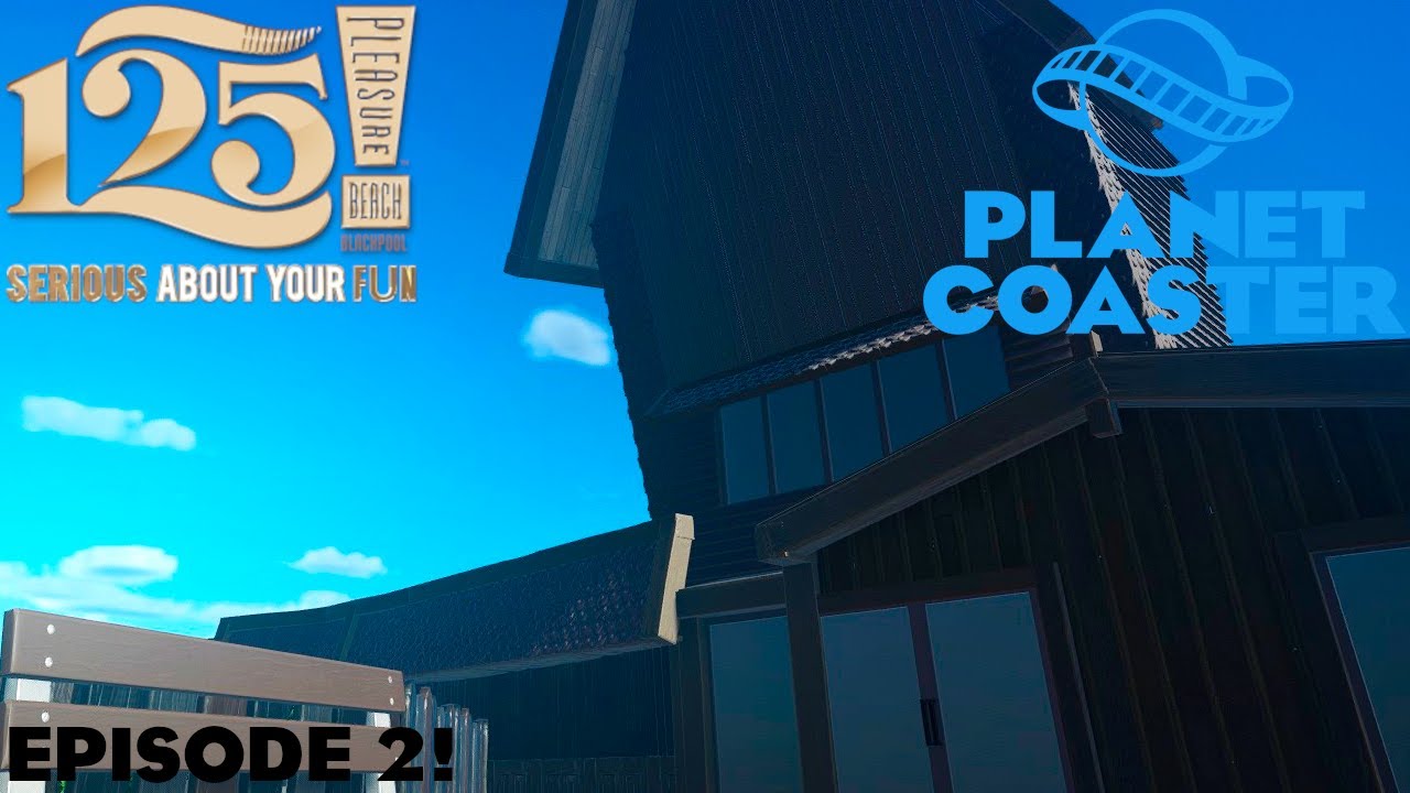 Loki's Restaurant & Ice Blast! | Making Blackpool Pleasure Beach in Planet Coaster! Episode 2