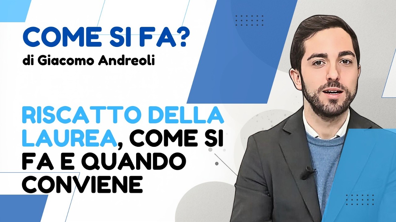 Riscatto della laurea, come si fa e quando conviene?
