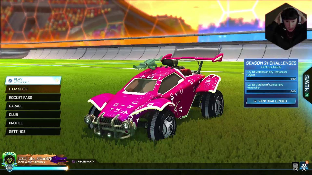 Rocket League - Washed Champ Competitive Grind Road To Diamond 3 !!