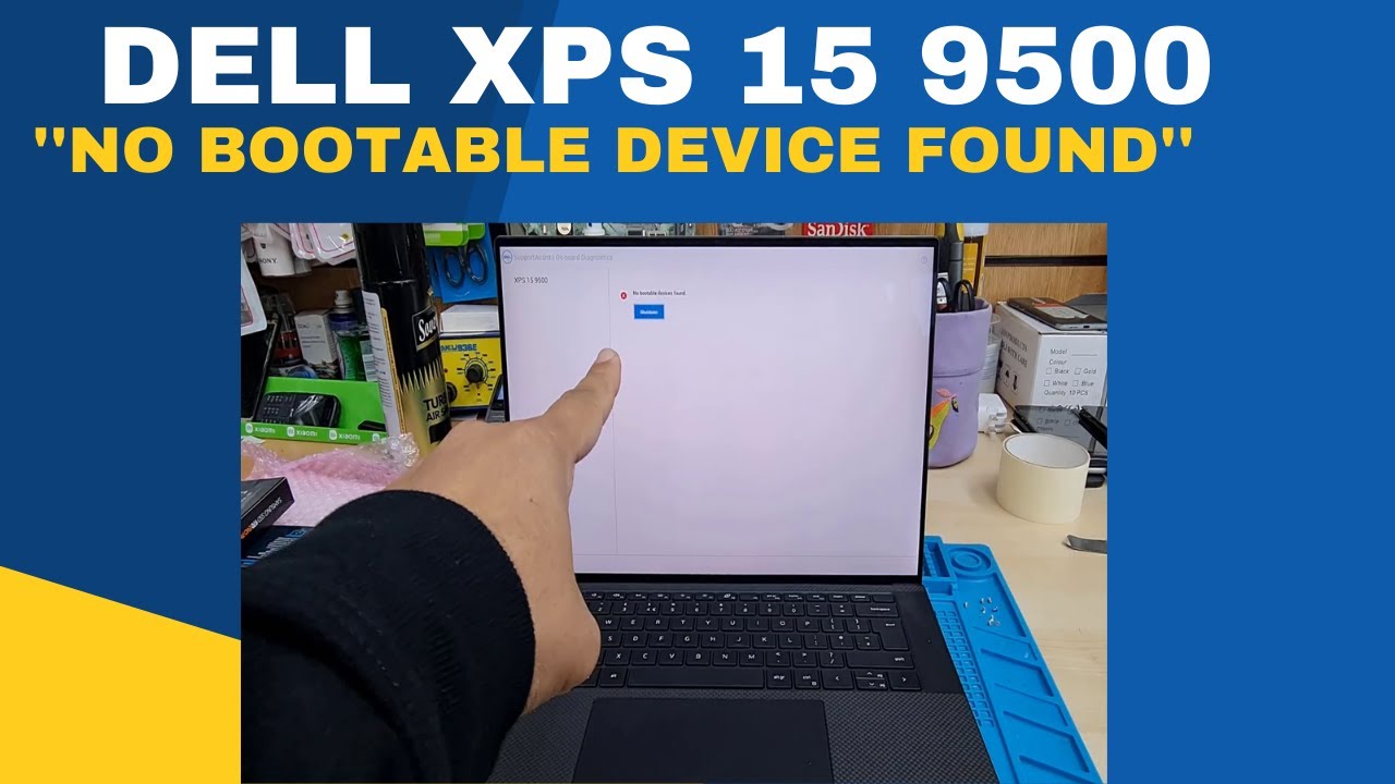 Dell XPS 15 9500: Загрузочное устройство не найдено | Проблема решена