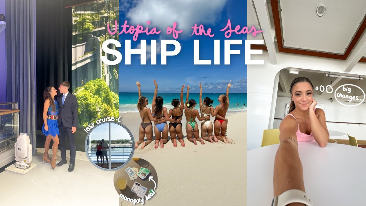 LIFE AS A CRUISE SHIP EMPLOYEE 🌊 the hardest goodbye, monthly divisional meeting, quality cast time