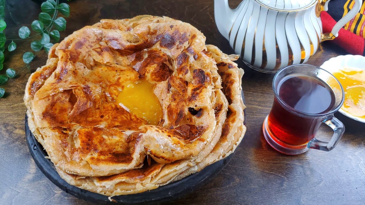 خبز الملوح اليمني بطريقه سهله من غير تنور Amazing and easy yemeni bread malawah