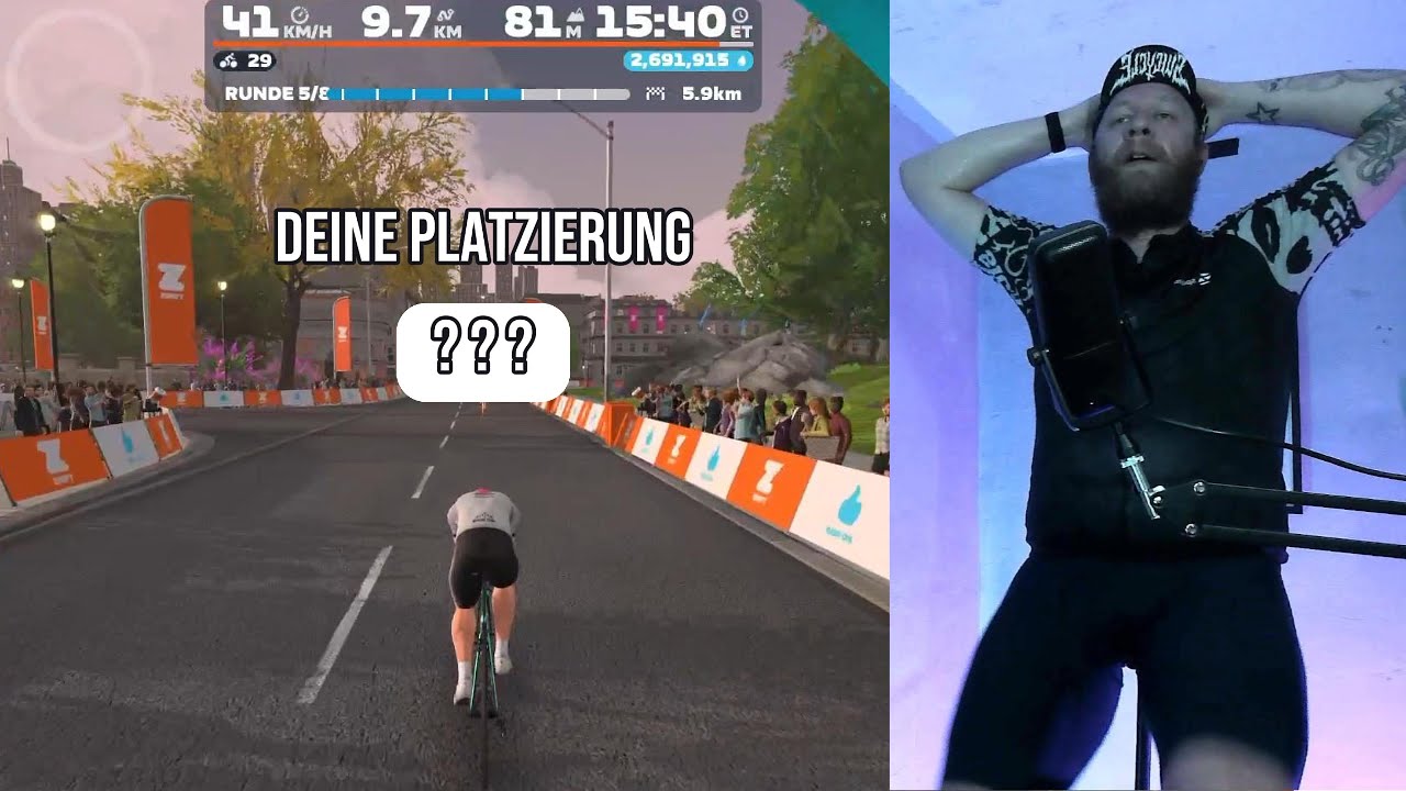 Wie SCHWER kann ein ZWIFT RADRENNEN schon sein?
