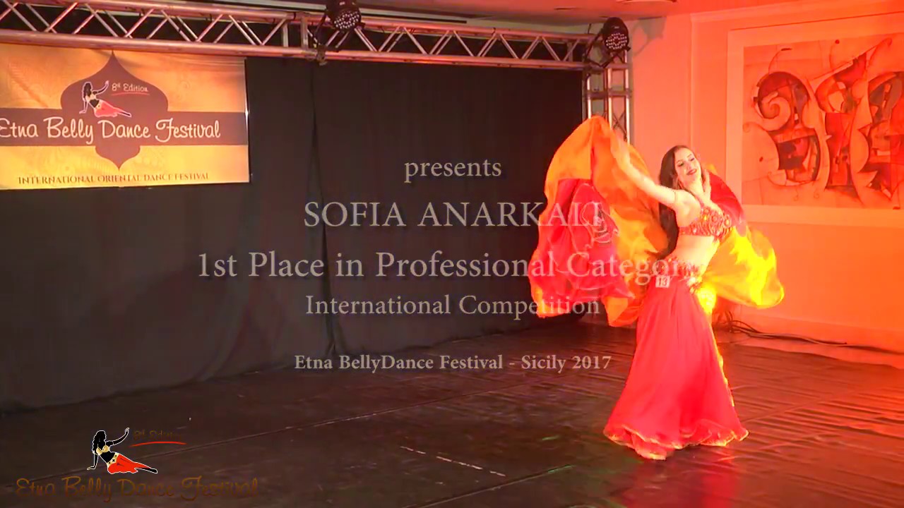 Sofia Anarkali ~1st winner of Etna Bellydance Festival 2017/ Professional Category