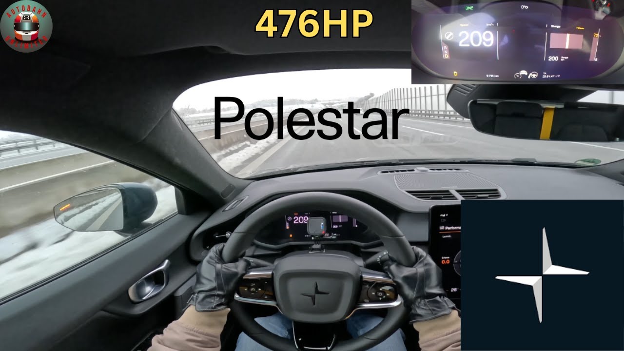 Polestar 2 || 476HP || TOP SPEED on german Autobahn