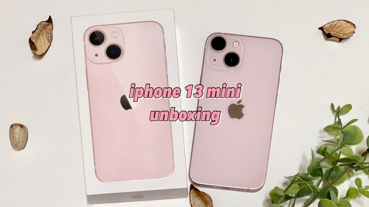 아이폰13 미니 핑크 언박싱, 한국 출시가보다 비싼 미국 직구, 무음 카메라/iphone 13 mini pink