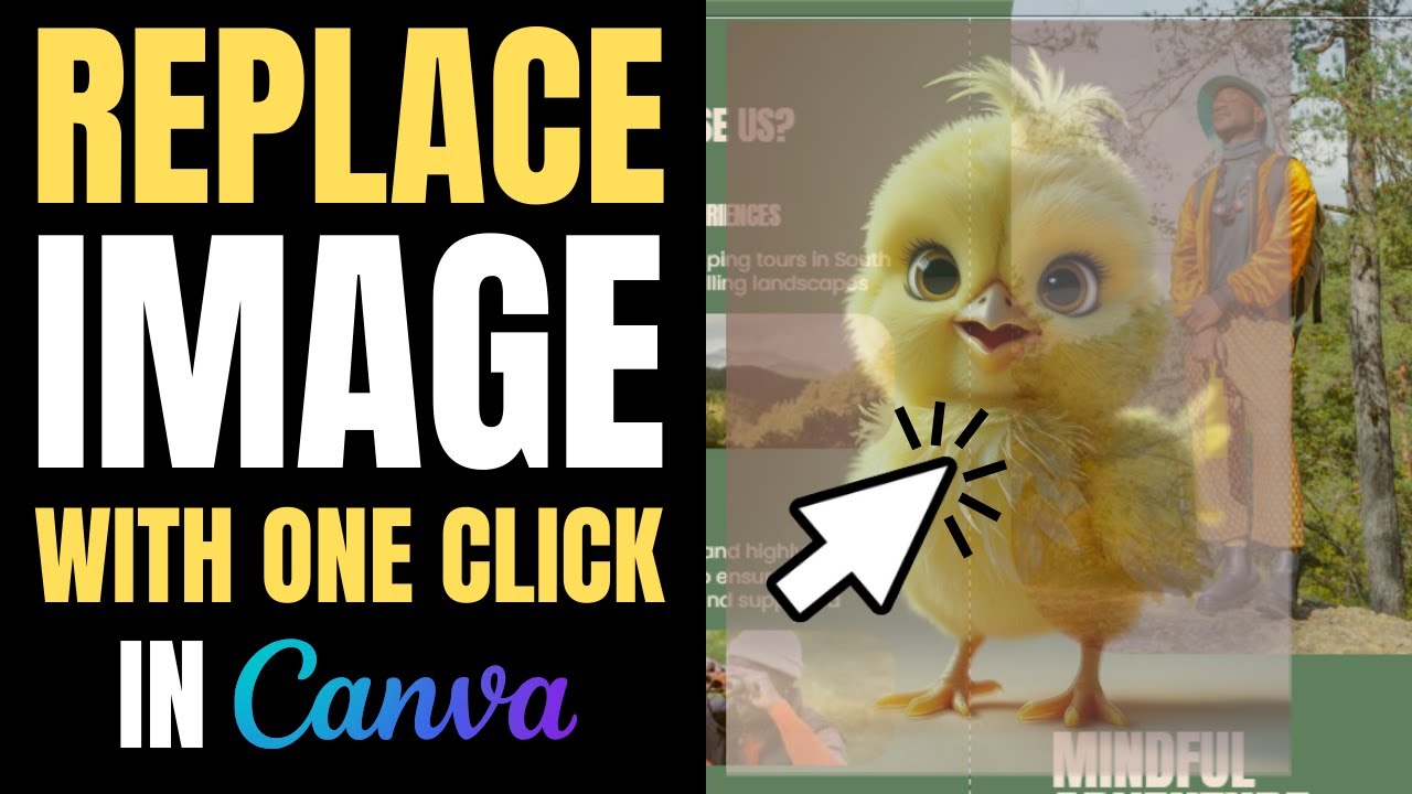 How to replace image in Canva with one click