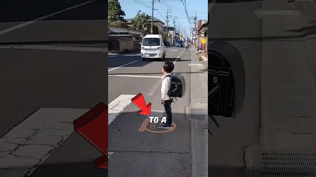 Proper crossing of the road in Japan 🚶 #shorts