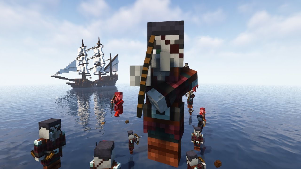 MOD REVIEW: Valkyrien Pirates [In-Game Experience] MINECRAFT