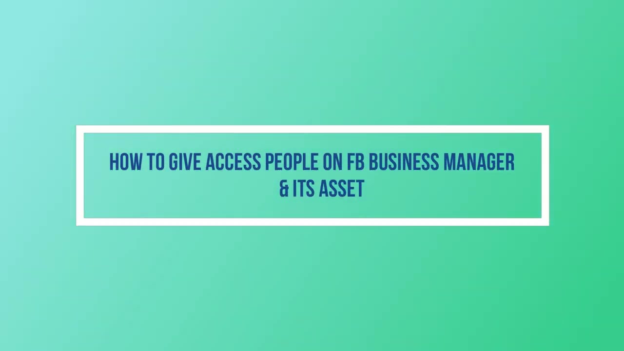 How to Give Access People to Meta Spark | FB business Manager | Meta Asset