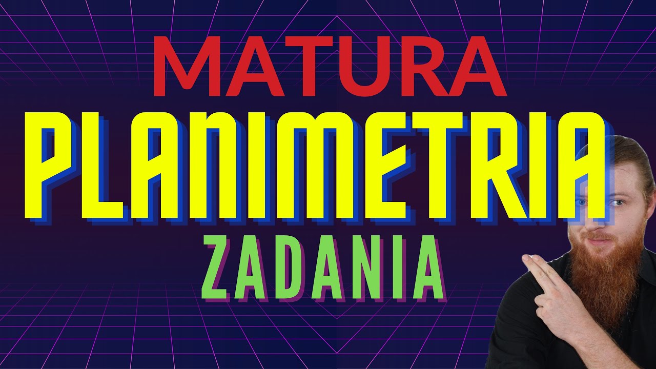 Planimetria podobieństwo trójkątów, pole MATEMATYKA MATURA PEWNIAK planimetria cz.2