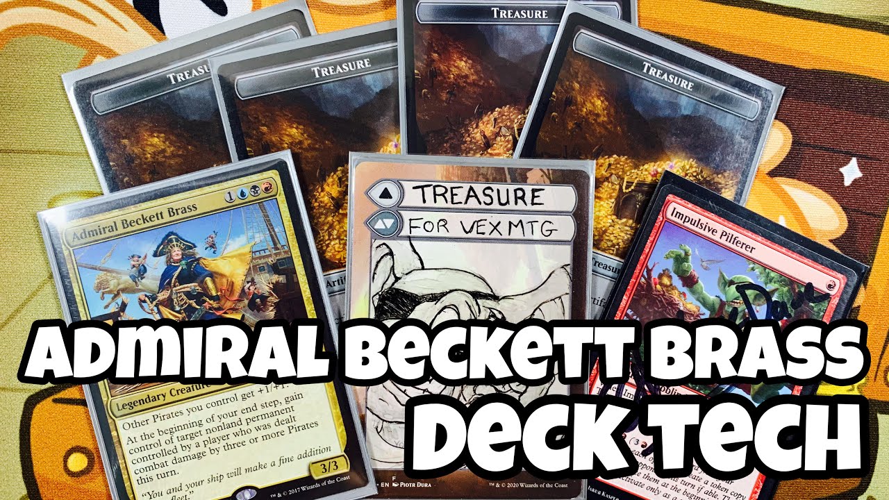 Admiral Beckett Brass Deck Tech — ЭПИЧЕСКАЯ ПОТЕРЯ // Commander Legends // EDH // MTG