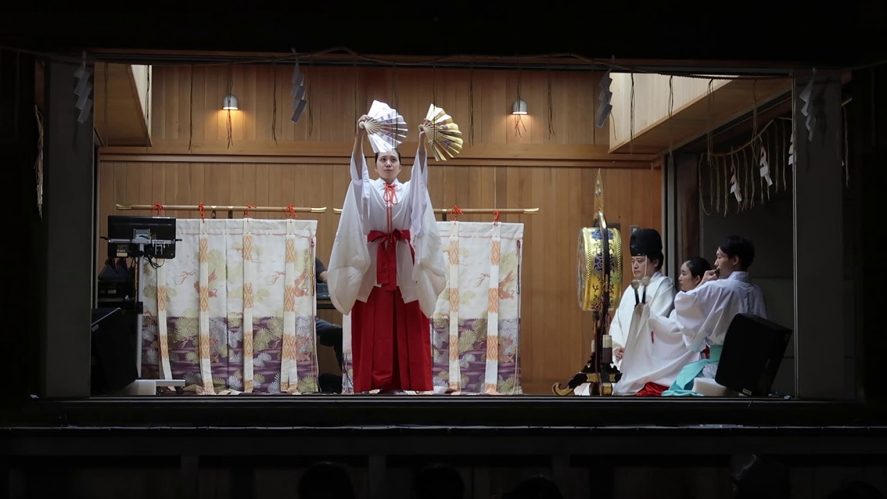 令和元年北海道神宮頓宮宵宮祭　浪速神楽　吾妻