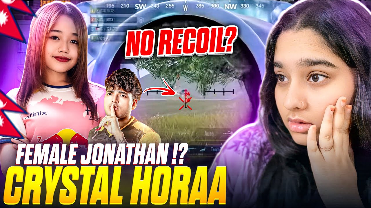 FEMALE POWER📈HORAA ESPORTS GIRLS LINEUP *CRYSTALHORAA* Best Moments Reaction By Rithi Plays